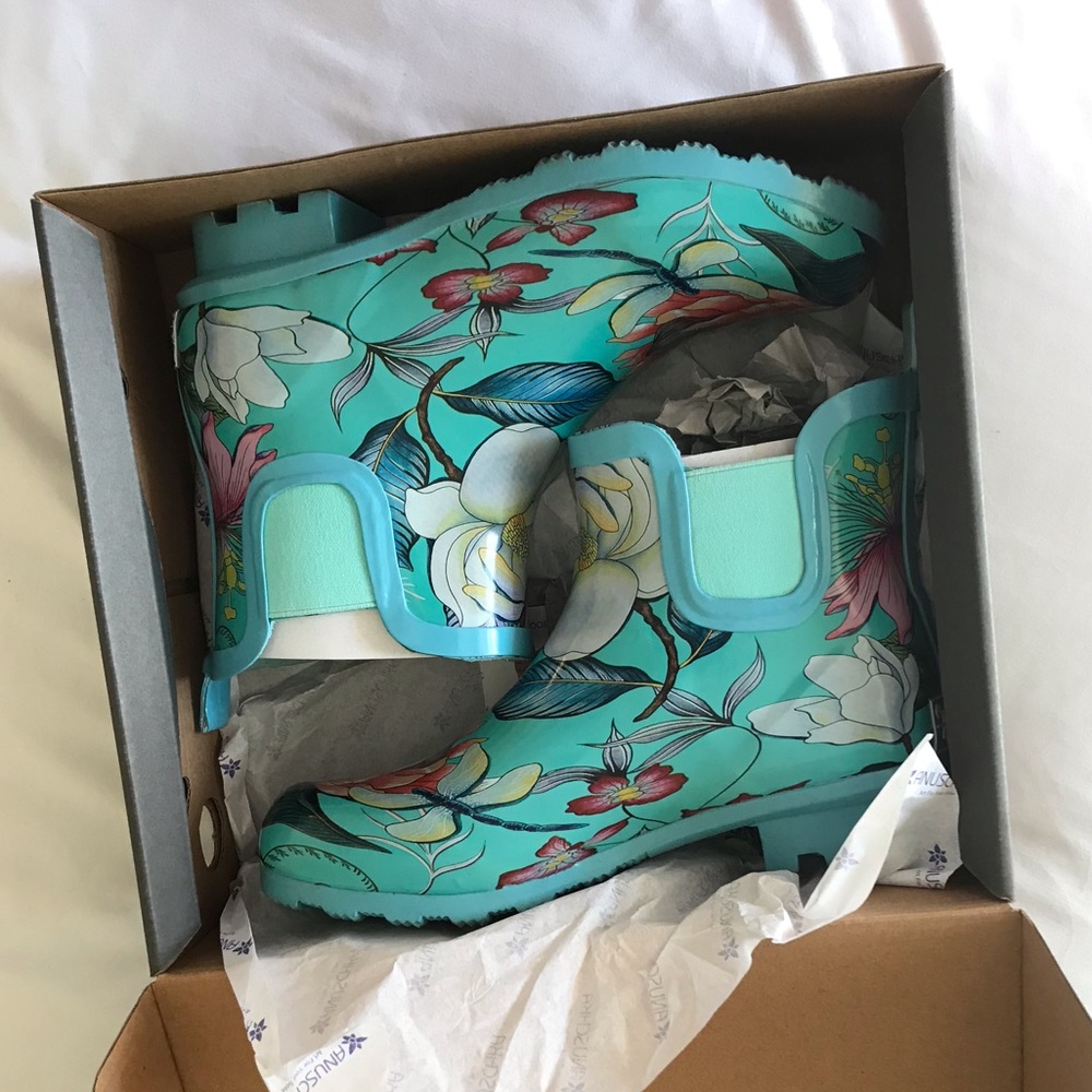 Anuschka Ankle Rain Boots